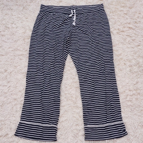 J. Crew Pants - Striped Black and White Lounge Pants